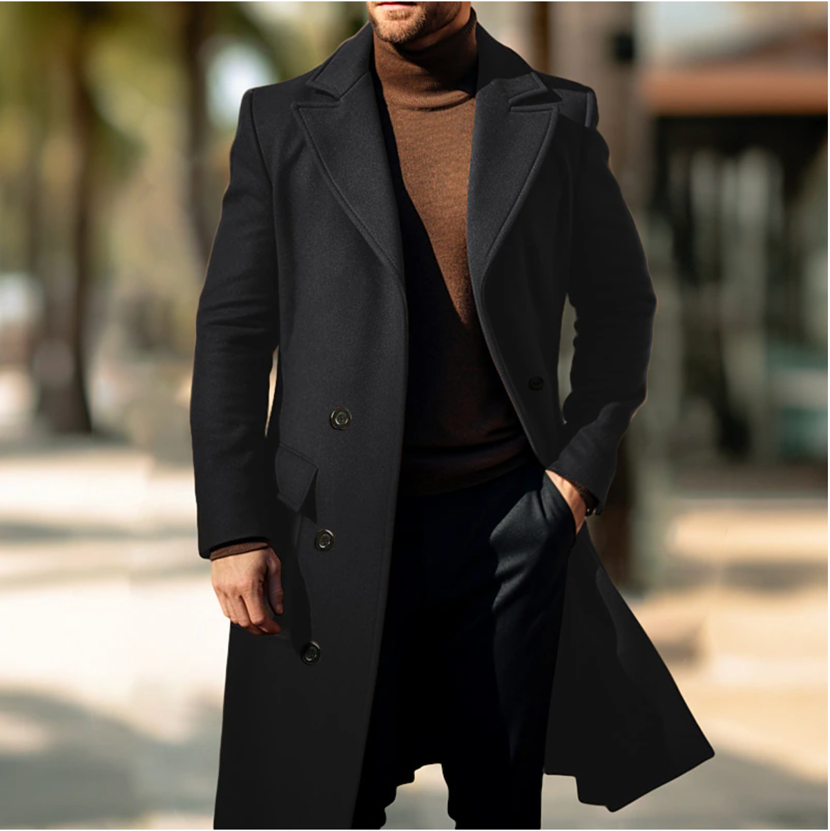 Eesa | Modern Stylish Long Coat for Men