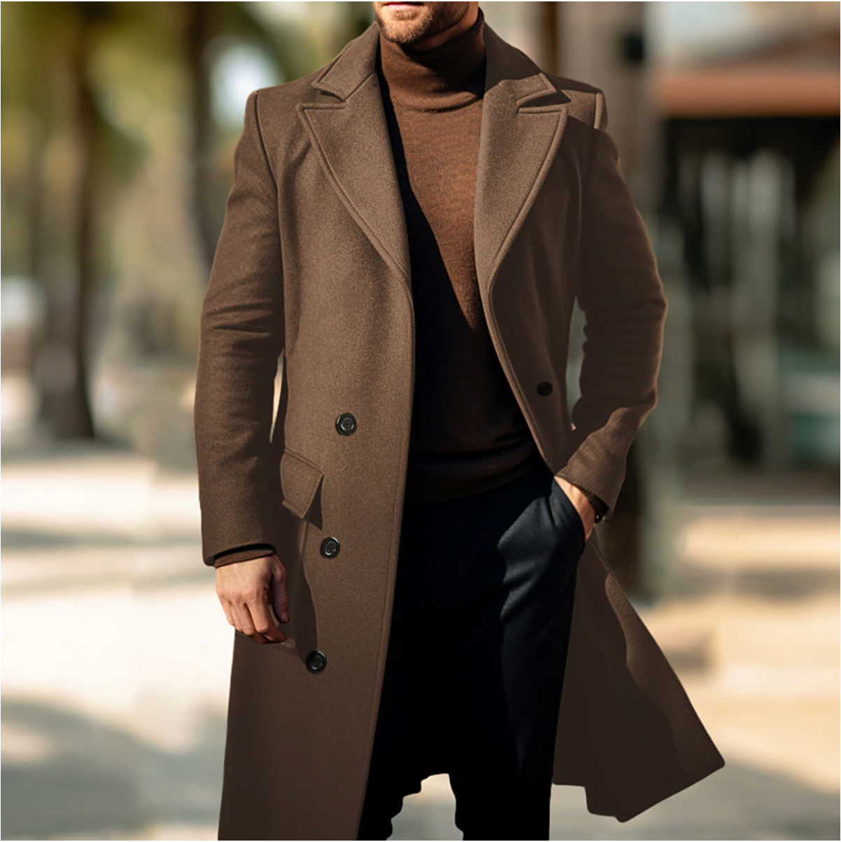 Eesa | Modern Stylish Long Coat for Men