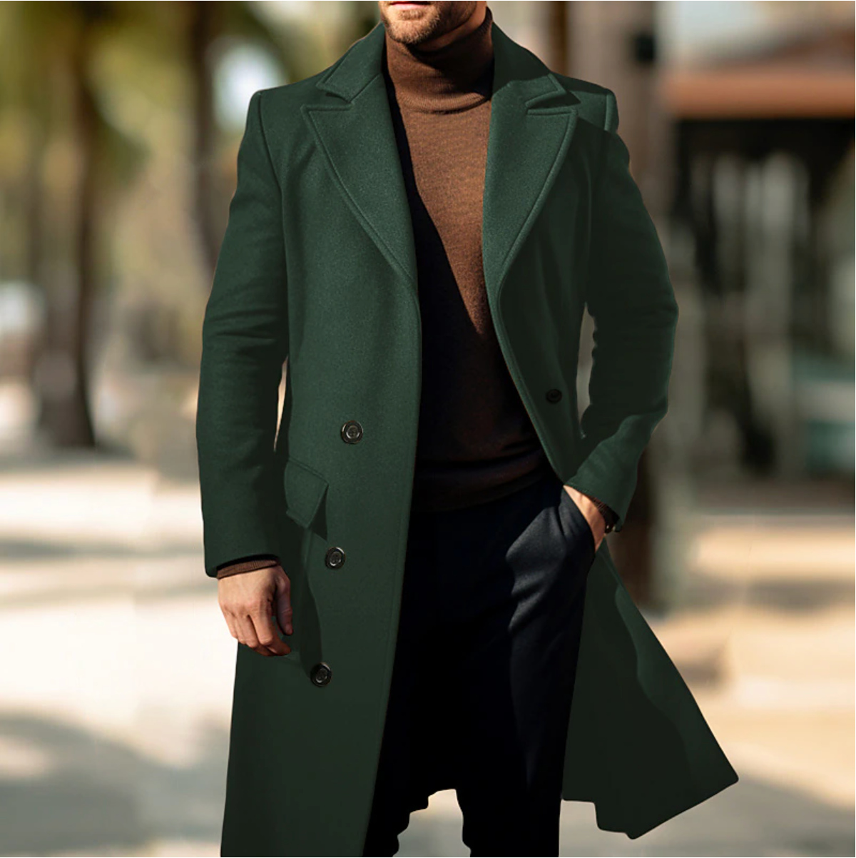 Eesa | Modern Stylish Long Coat for Men