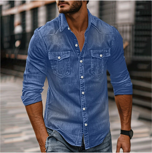 Indiana | Classic Shirt with Chest Pockets for Men