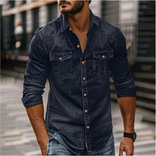 Indiana | Classic Shirt with Chest Pockets for Men