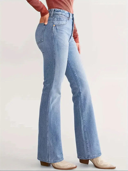 Liana | High-Waisted Straight Leg Jeans