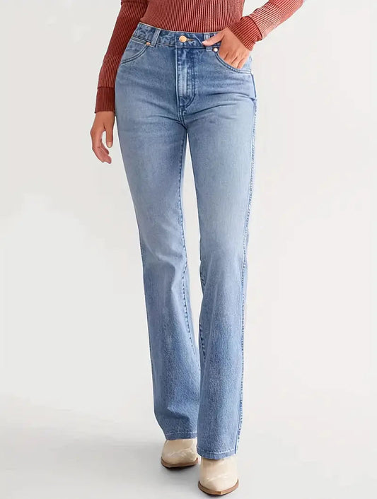 Liana | High-Waisted Straight Leg Jeans