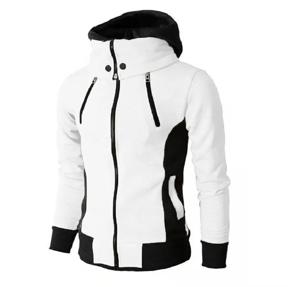 Vincenzo | Zip-Up Hooded Jacket with Adjustable Hood for Men