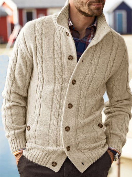 Syed | Men's Modern Cardigan with Collar